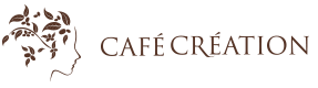 Logo Café Création Marron - Horizontal | Café Création
